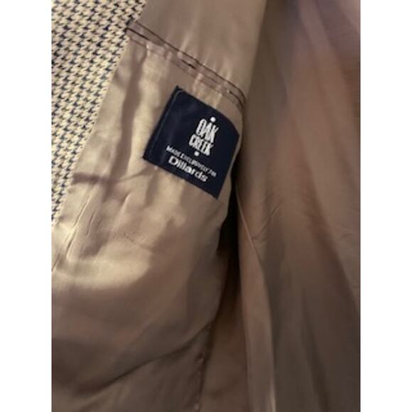 Oak Creek Lanifico Del Michelacci 42 L Brown Tweed Wool Silk Sport Coat Mens - Picture 5 of 9